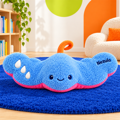 Nezulo Drizzle Cloud Plush detail and room view