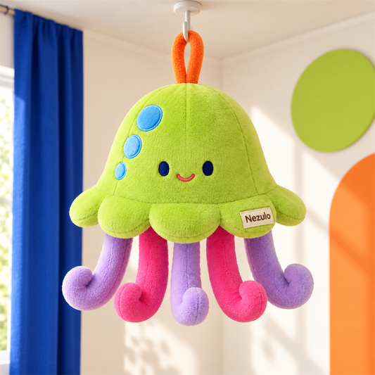 Nezulo Jolly Jellyfish Hanging Plush main plush character view